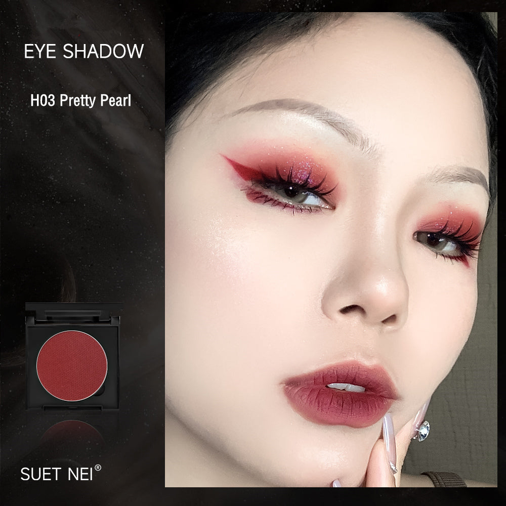 SUET NEI Retro Red Series Monochrome Matte Eyeshadow T3911