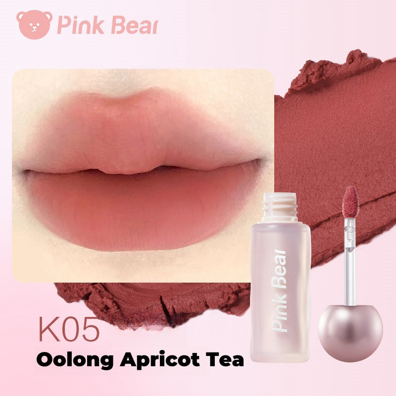PINK BEAR Long-wear Silky Ceamy Matte Lip Mud T4313