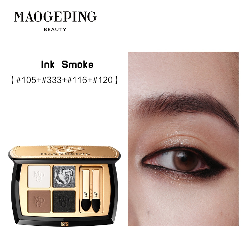 MAOGEPING True Color of Earth 4-color Eyeshadow Palette T5068