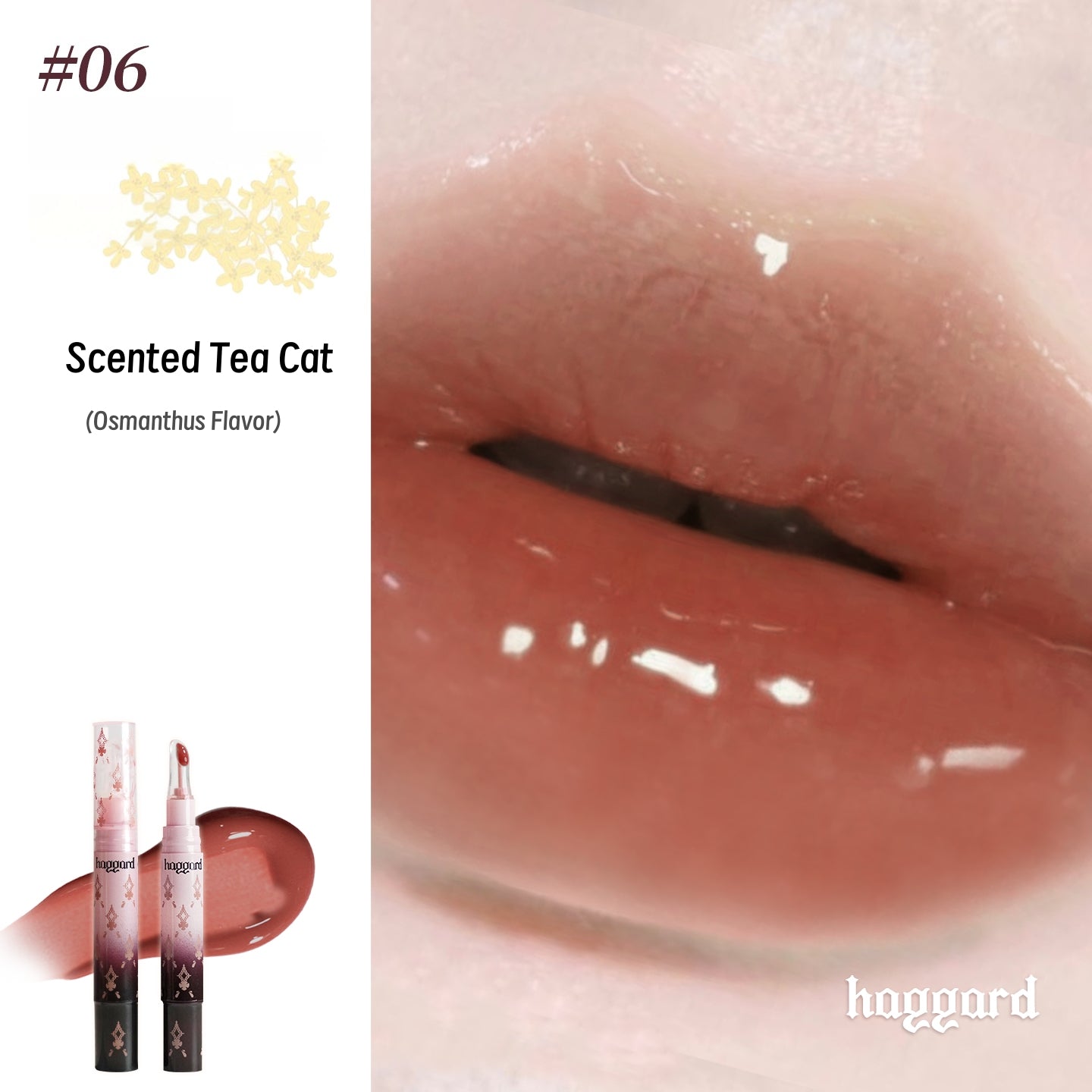HAGGARD Emo Monster Collection Essence Mirror Lip Gloss T5047