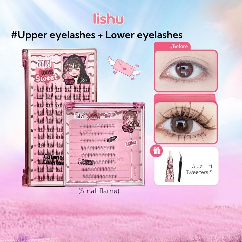Lishu Cat Ears Natural Photogenic Flase Eyelashes T4592