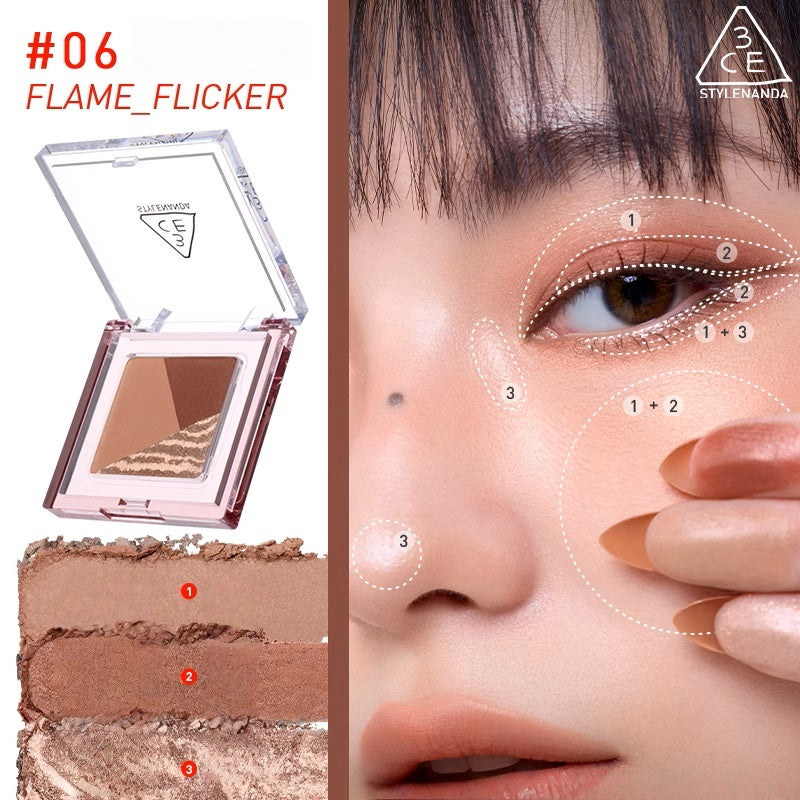 3CE 3-color Color Grid Eyeshadow Palette T5181