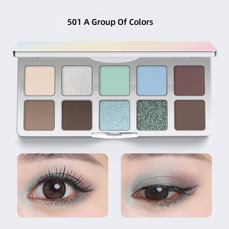 SheDella Colorful Dream 10-Color Eyeshadow Palette T4434