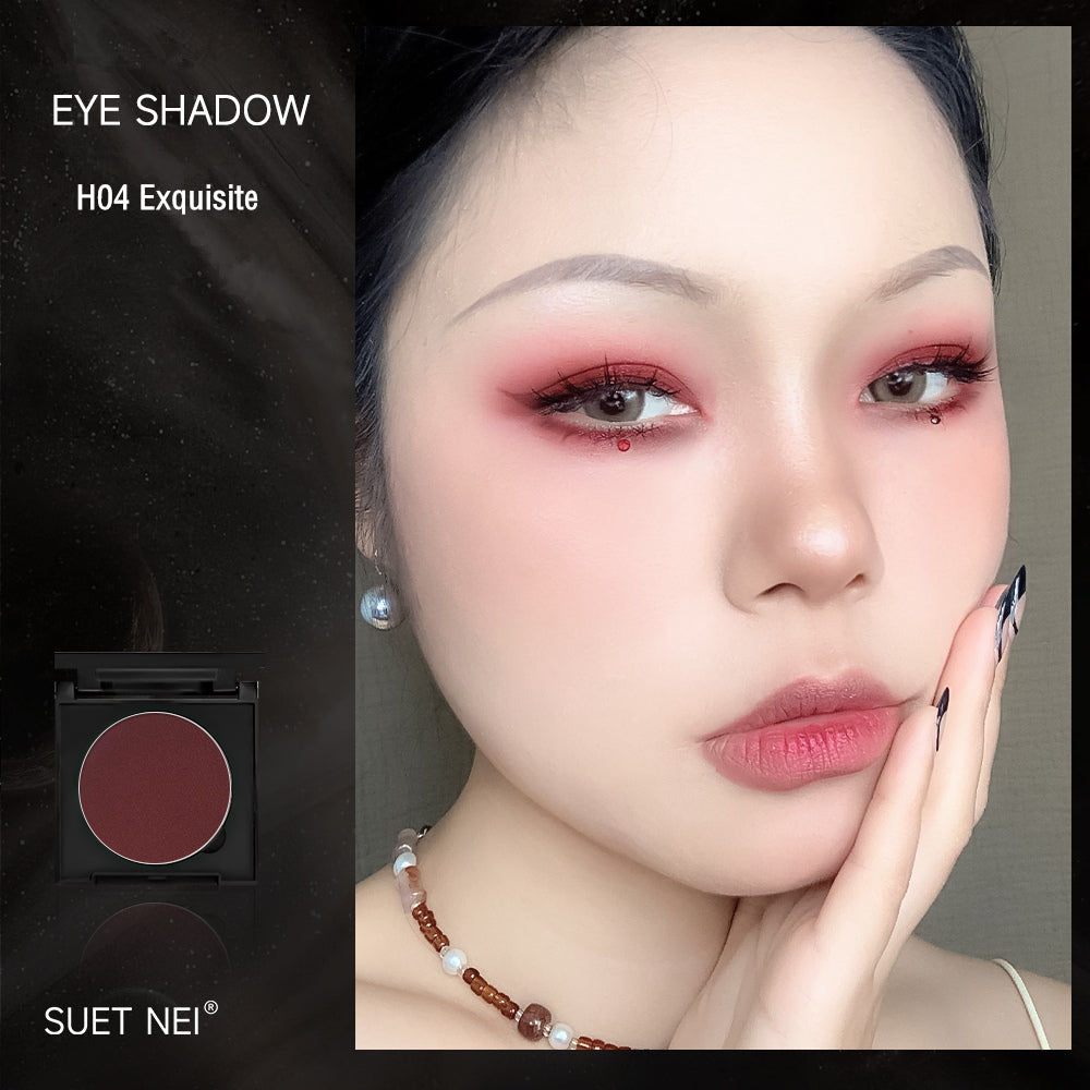 SUET NEI Retro Red Series Monochrome Matte Eyeshadow T3911