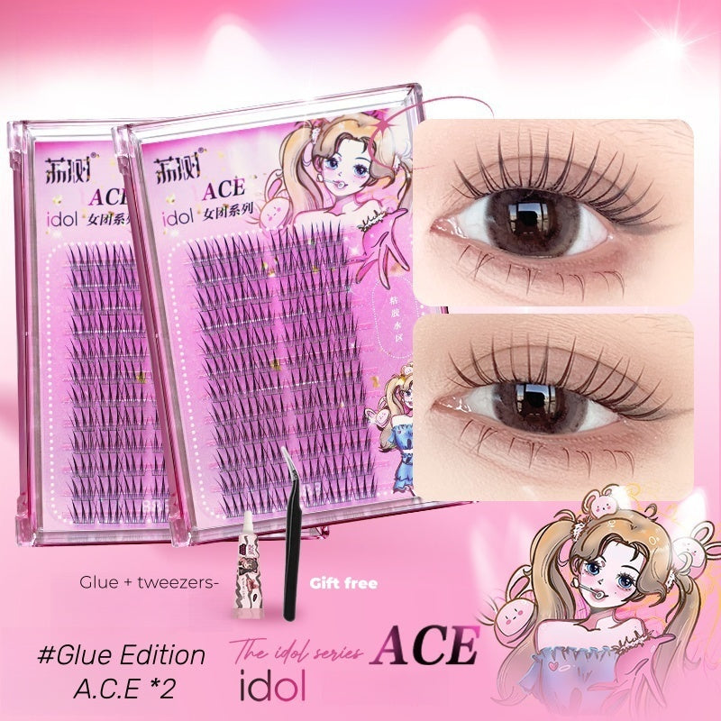 Lishu Missy Idol Collection Glue-free Natural Flase Eyelashes T4578