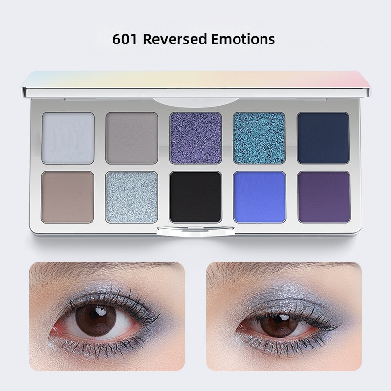 SheDella Colorful Dream 10-Color Eyeshadow Palette T4434