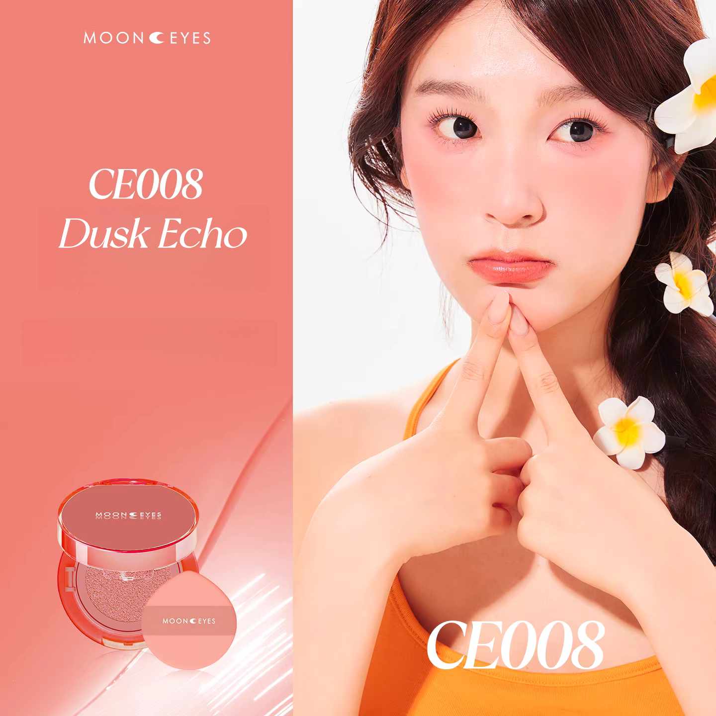 MOONEYES Emotional Explorer Collection Long-wear Moist Air Cushion Blusher T5471