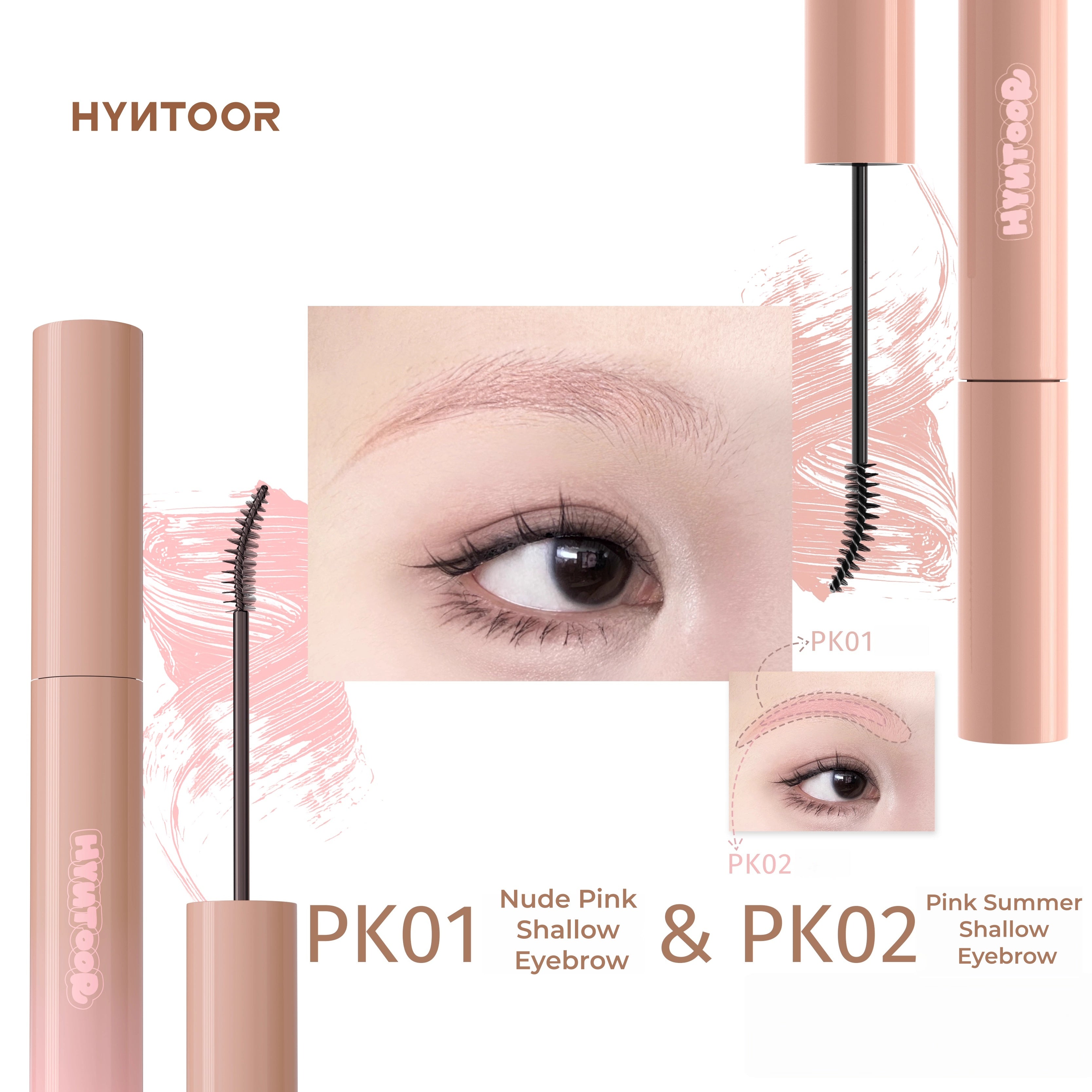 HYNTOOR Long-wear Waterproof Fluid Eyebrow Tint Cream T5331