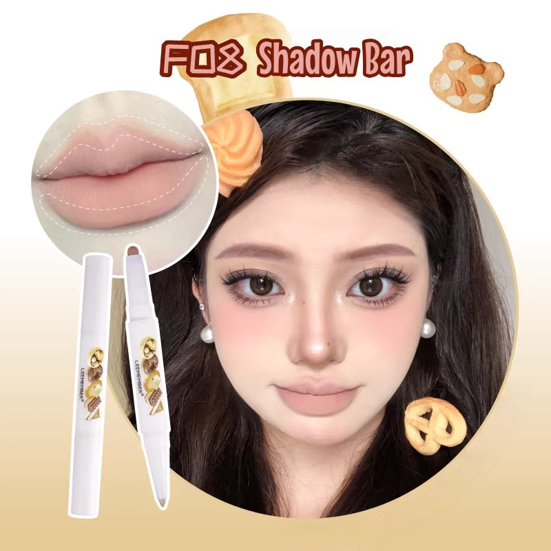 LEEMEMBER Bear Bakery Collection Double-head Lip Liner Pen T5449
