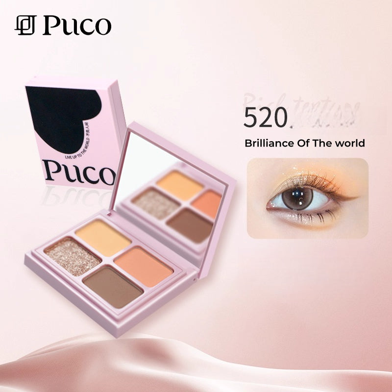 PUCO Live Up To World Collection 4-Color Eyeshadow Palette T5311