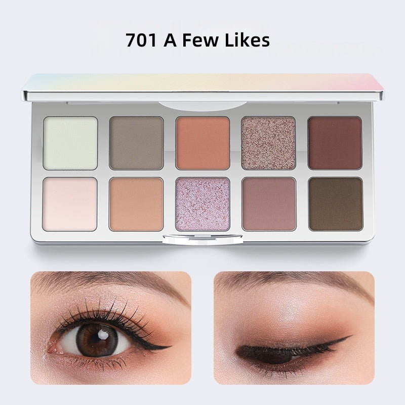 SheDella Colorful Dream 10-Color Eyeshadow Palette T4434