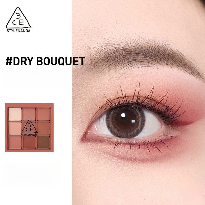 3CE New Bloom 9-farvet øjenskyggepalette T4407