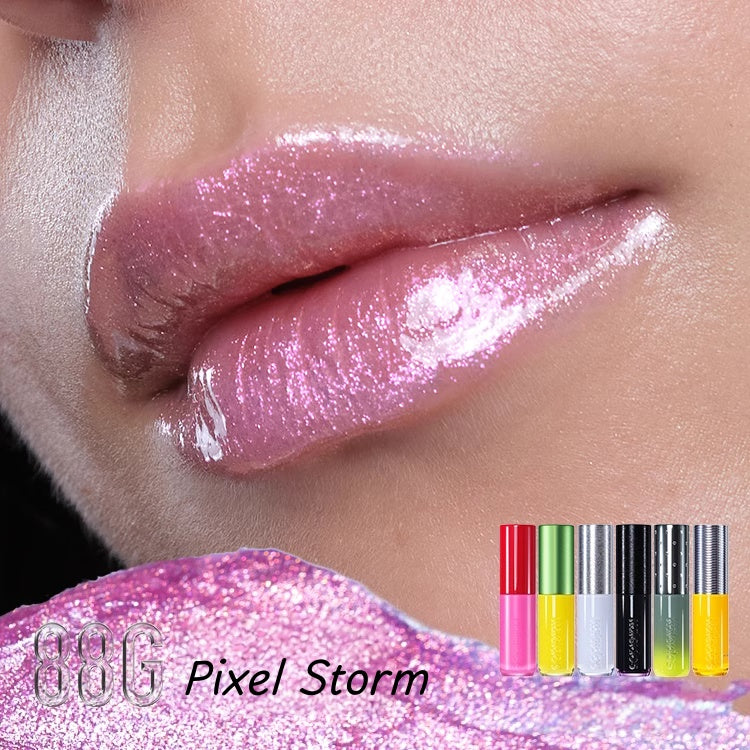 KALEIDOS Moon Arcade Collection Moist Glossy Iridescent Lipstick T5375