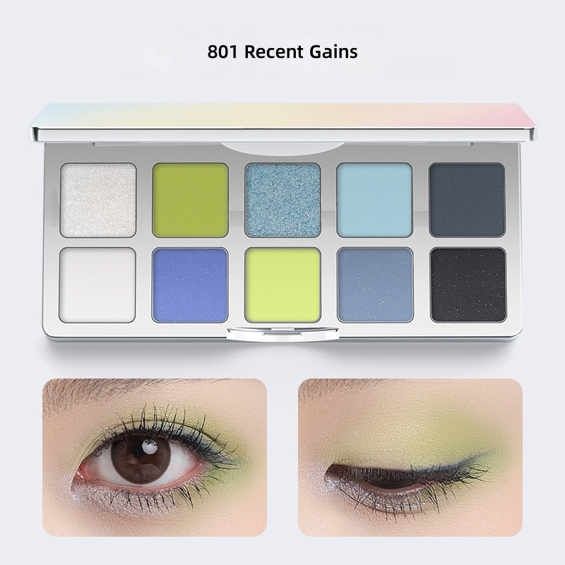 SheDella Colorful Dream 10-Color Eyeshadow Palette T4434