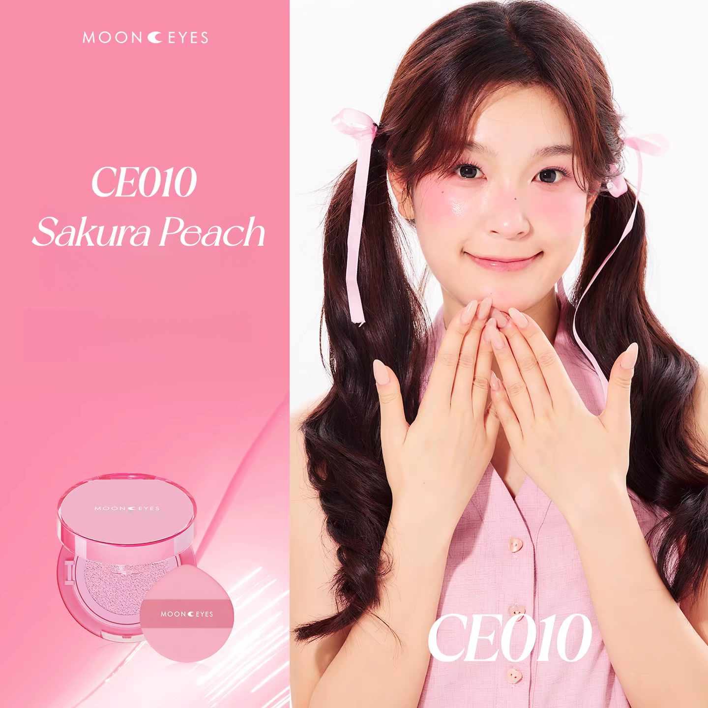 MOONEYES Emotional Explorer Collection Long-wear Moist Air Cushion Blusher T5471