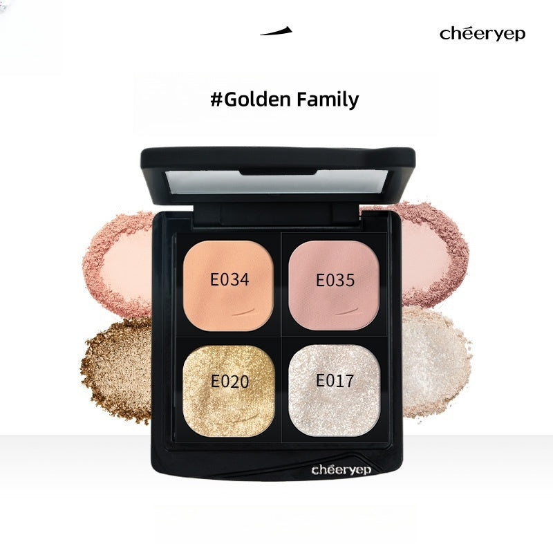 QianYan Fantasy Color 4 Colors Eyeshadow Palette T4436