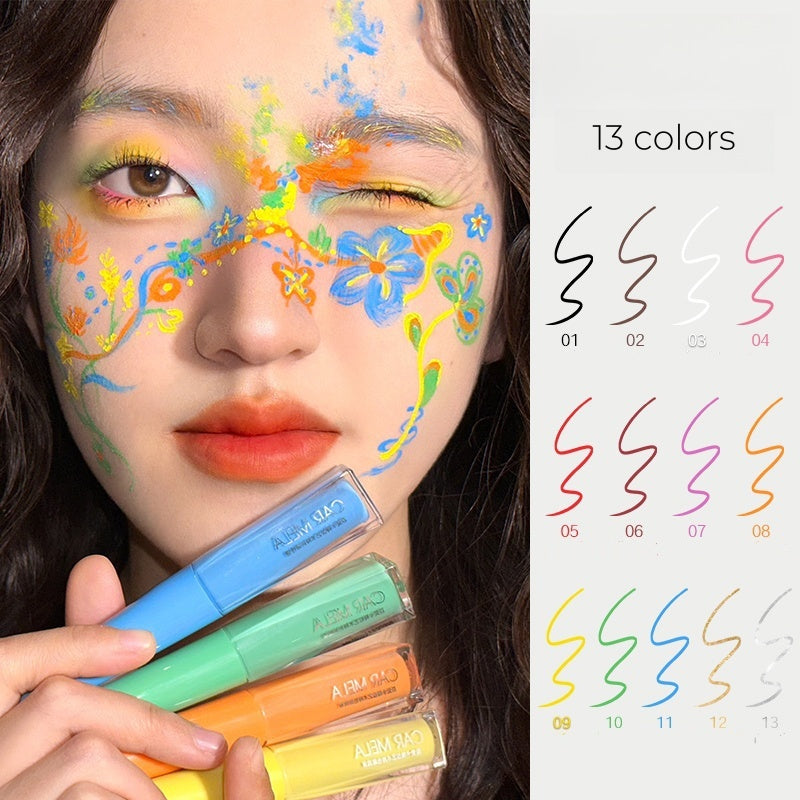 Carmela Waterproof Colorful Matte & Pearlescent Eyeliner Pen T4533
