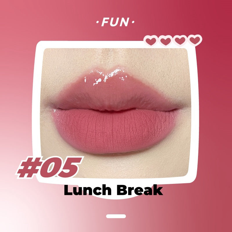 LEEMEMBER Doule-head Moist Matte & Mirror Lip Glaze T4311