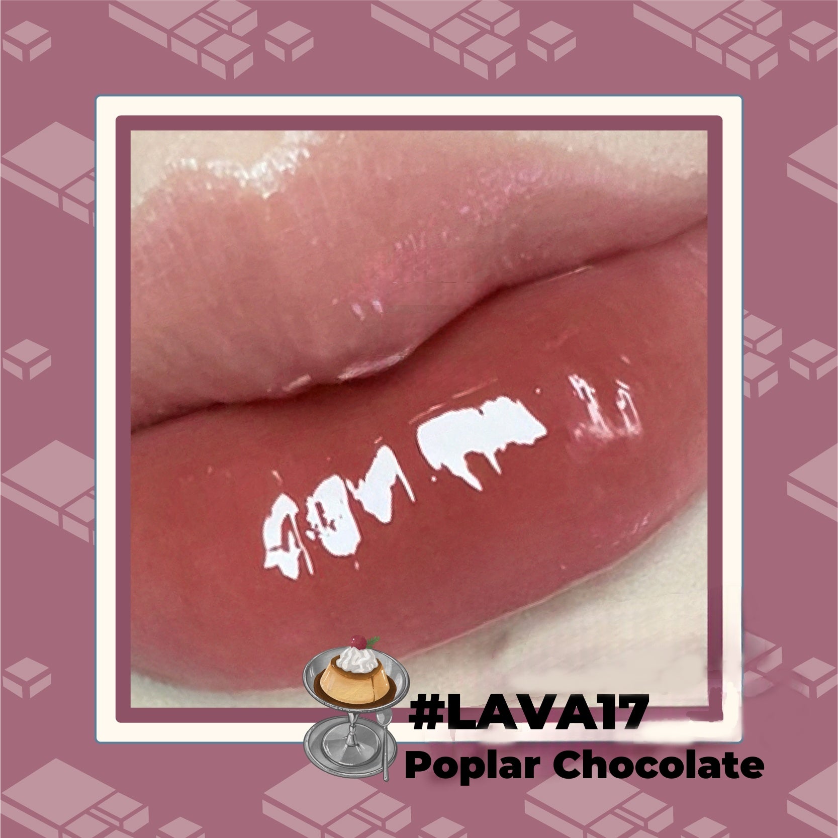 LEEMEMBER Molten Chocolate Moist Mirror Lip Gloss T4312