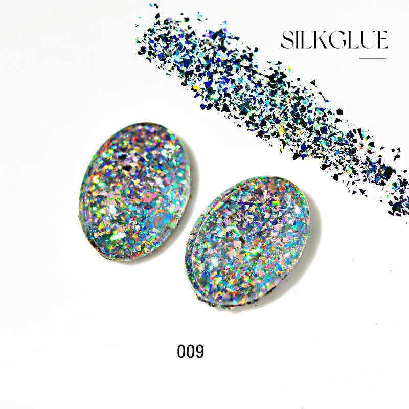 KellyKessa Professional Magic Rainbow Holographic Mermaid Nail Powder T3495