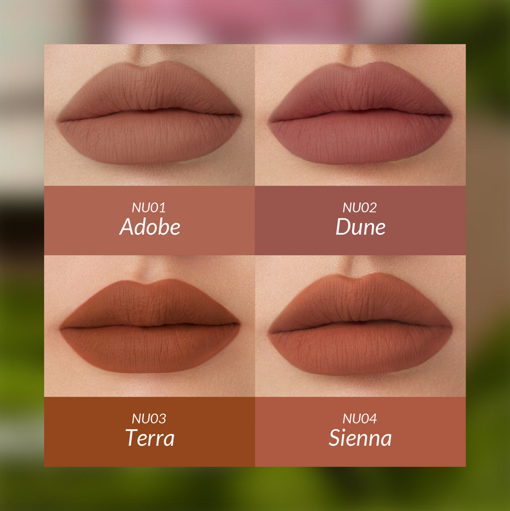 KALEIDOS Matte Lip Clay 4-Stick Gift Set #Sand Castle T3746