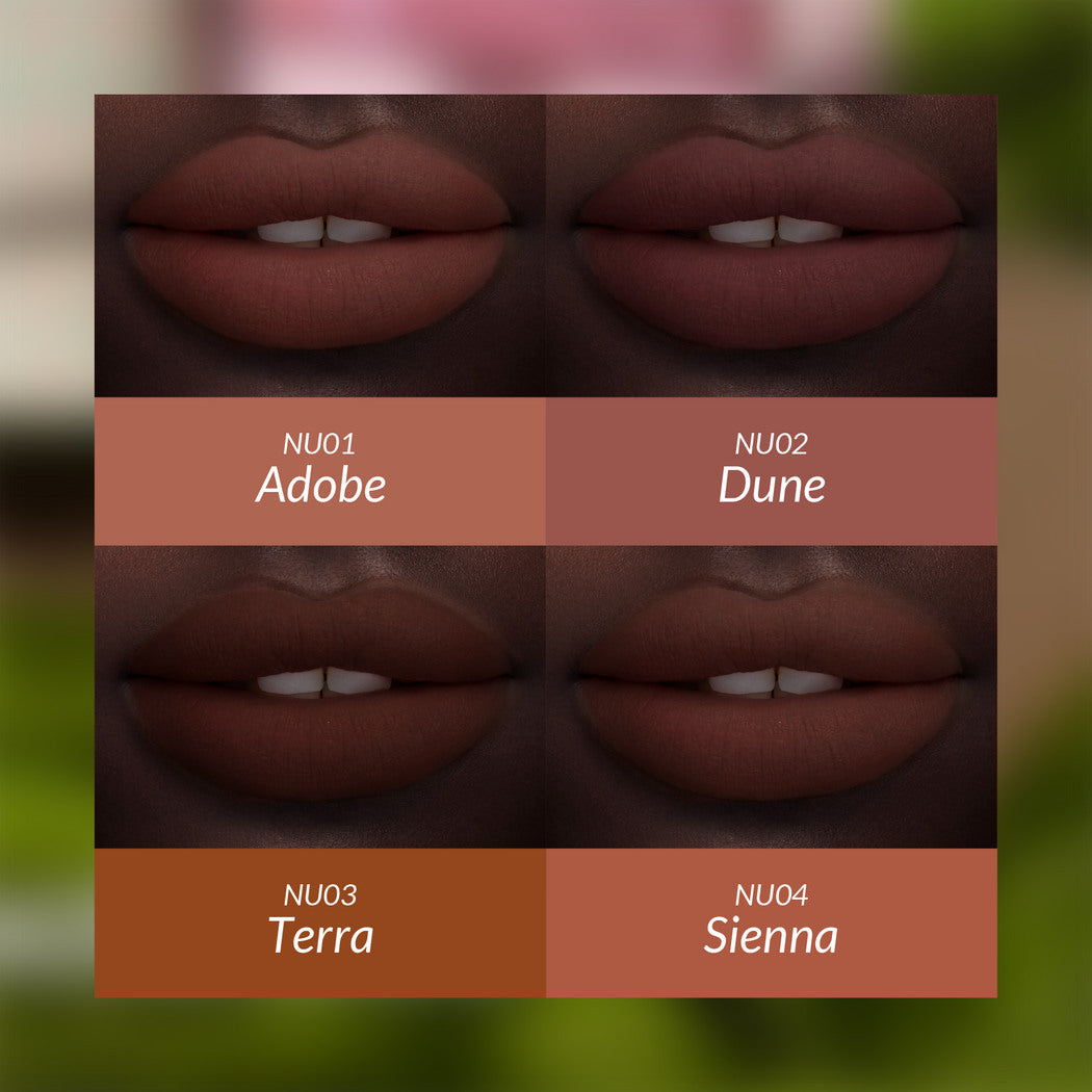 KALEIDOS Matte Lip Clay 4-Stick Gift Set #Sand Castle T3746