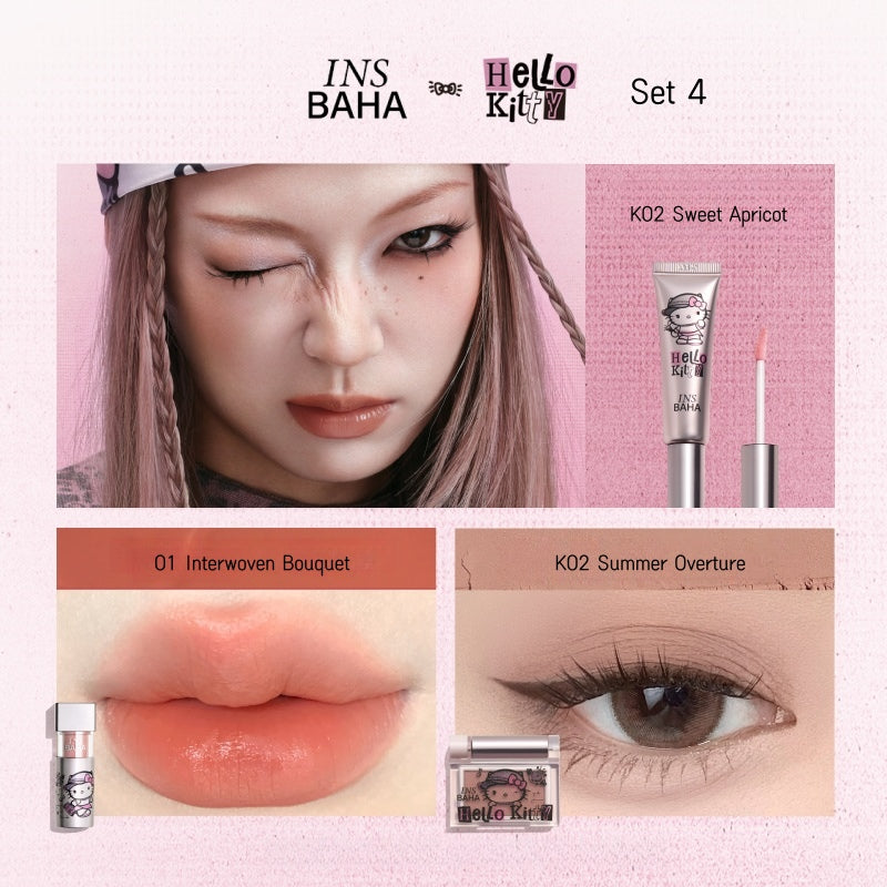 INSBAHA X Hello Kitty Punk 3 Pcs Makeup Set T4608