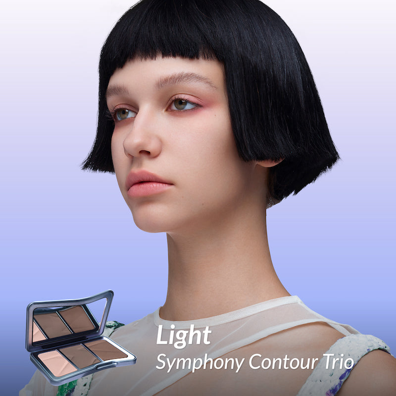 KALEIDOS Symphony Tricolor Matte Contour Palette T3532