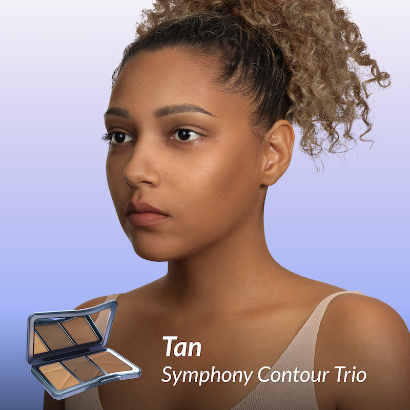 KALEIDOS Symphony Tricolor Matte Contour Palette T3532