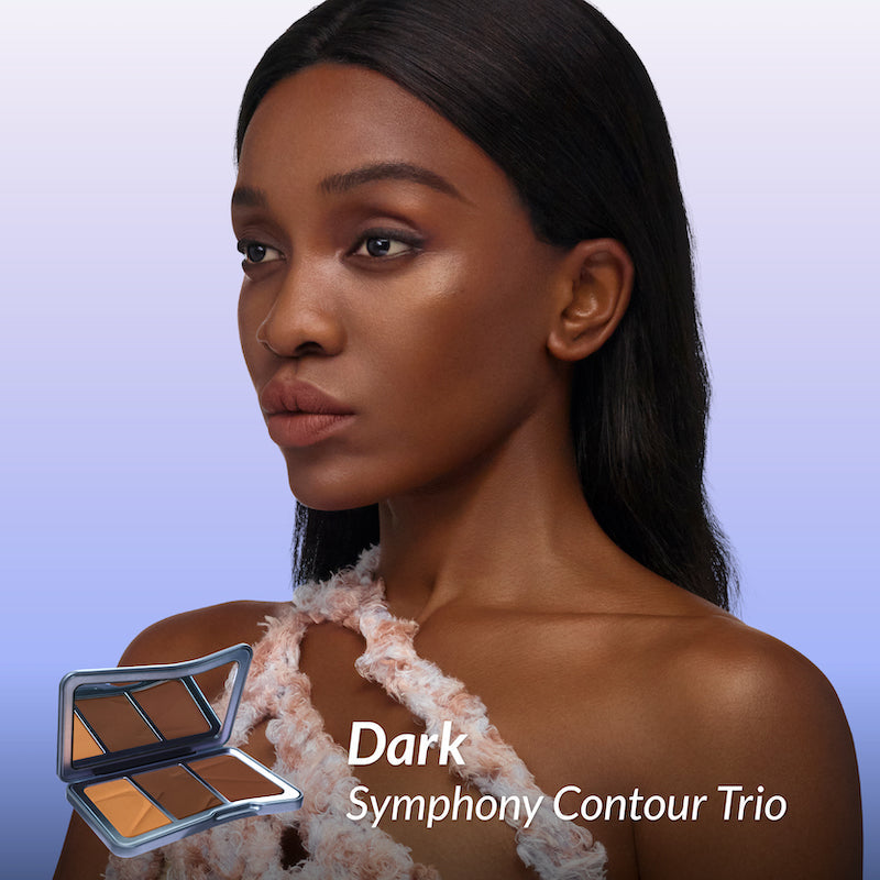 KALEIDOS Symphony Tricolor Matte Contour Palette T3532