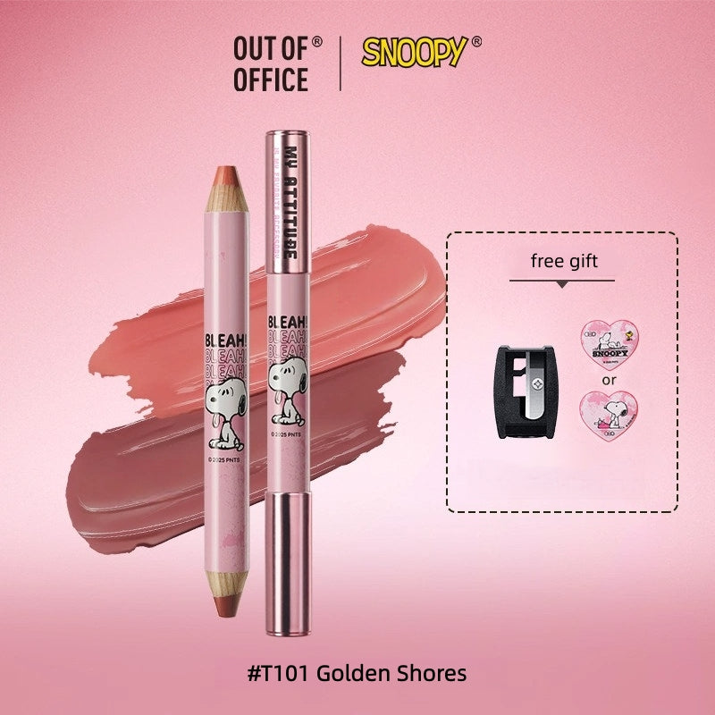 OUT-OF-OFFICE X Snoopy Collection Double-head Contour & Blusher Pen T5454