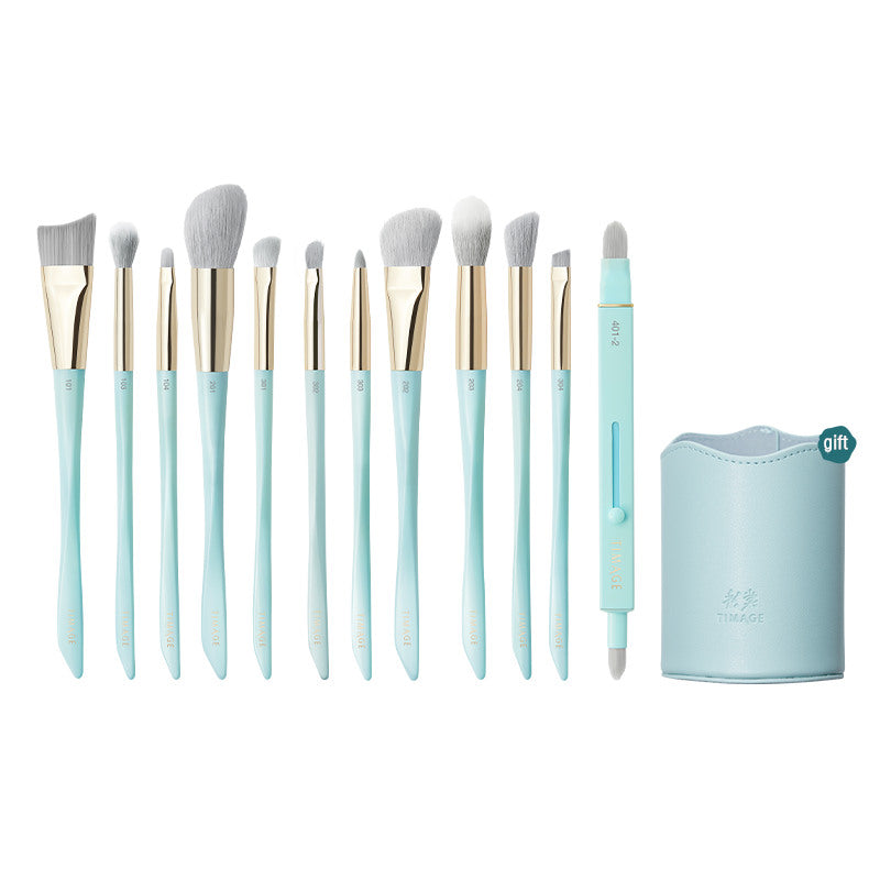 TIMAGE Professional All-in-one Makeup Brush 12 Pcs Set T3339