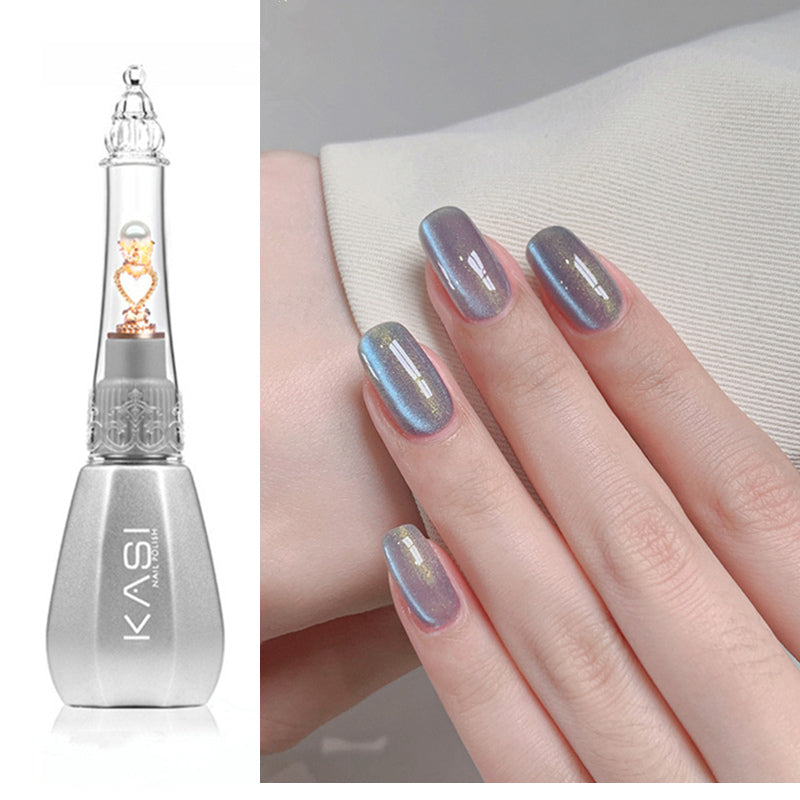 KaSi 15ml Mirror Glass Satin Moonlight Cat Eye Gel Polish T4048