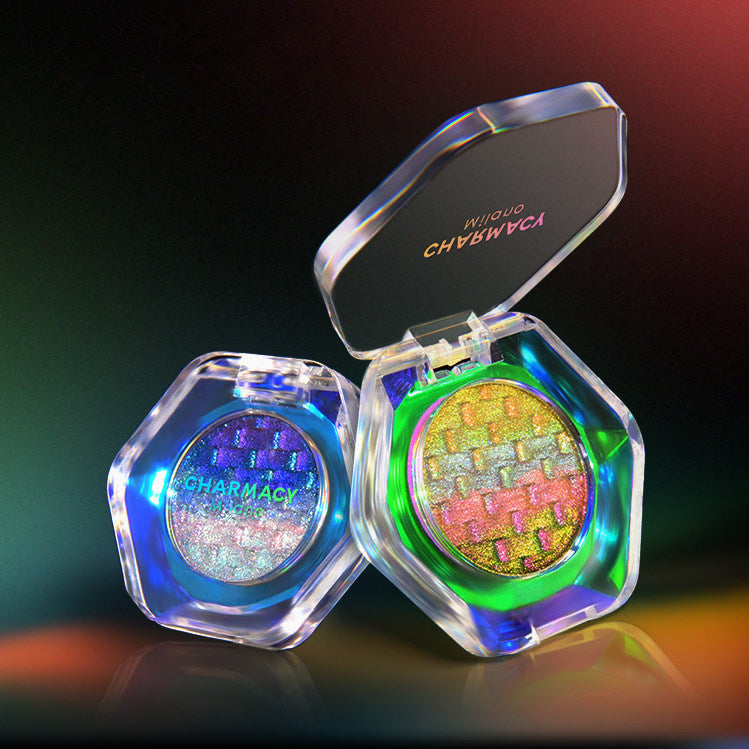 CHARMACY Rainbow Chameleon Diamond Gradient Eyeshadow T4296