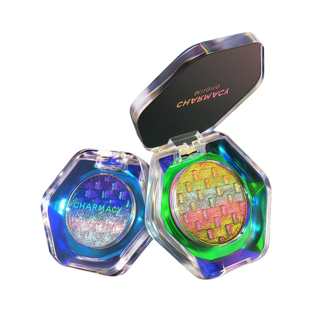 CHARMACY Rainbow Chameleon Diamond Gradient Eyeshadow T4296