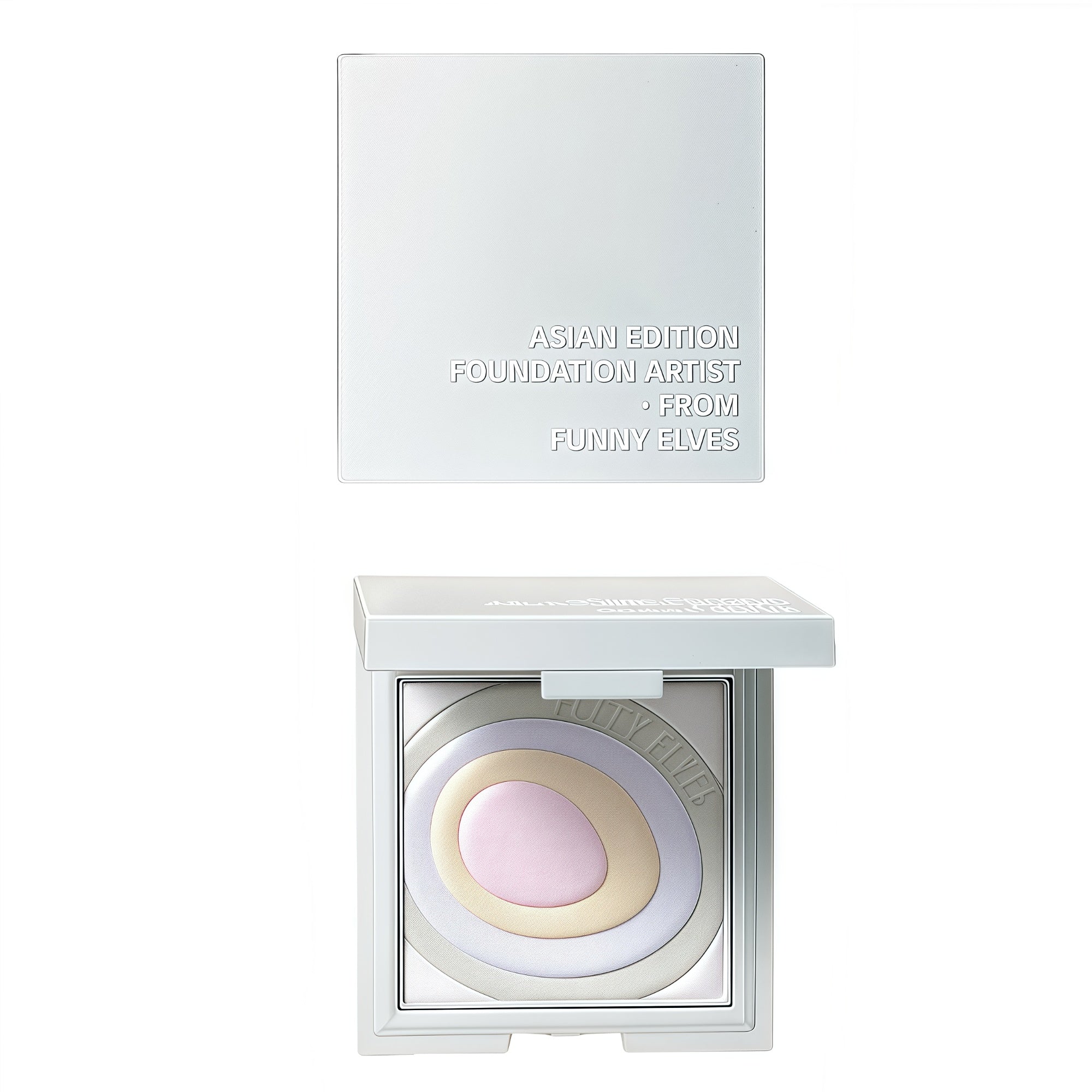Funny Elves Nebula Long-wear Brighten 5-color Pressed Powder T4824