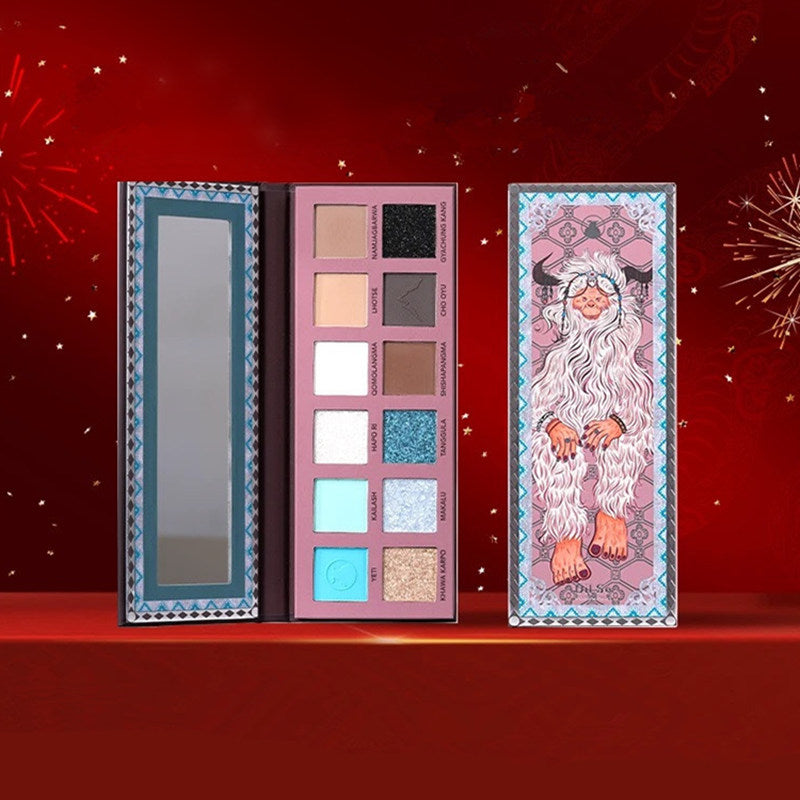 DilSefromtheheart Holy Mountain Image 12 Colors Eyeshadow Palette T4315