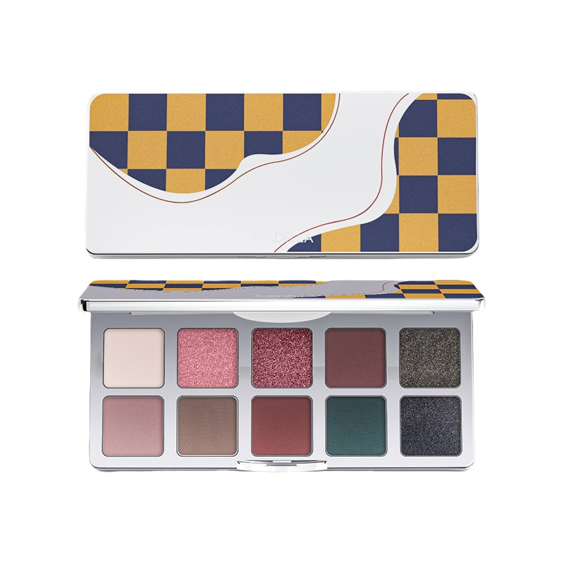 SheDella Checkerboard 10-color Eyeshadow Palette T4449