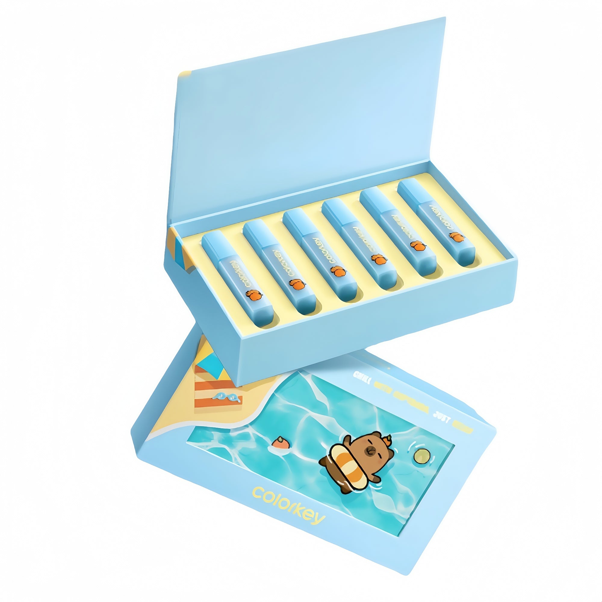 Colorkey X Orange Capybara Long-wear Lip Glaze Gift Box T4711