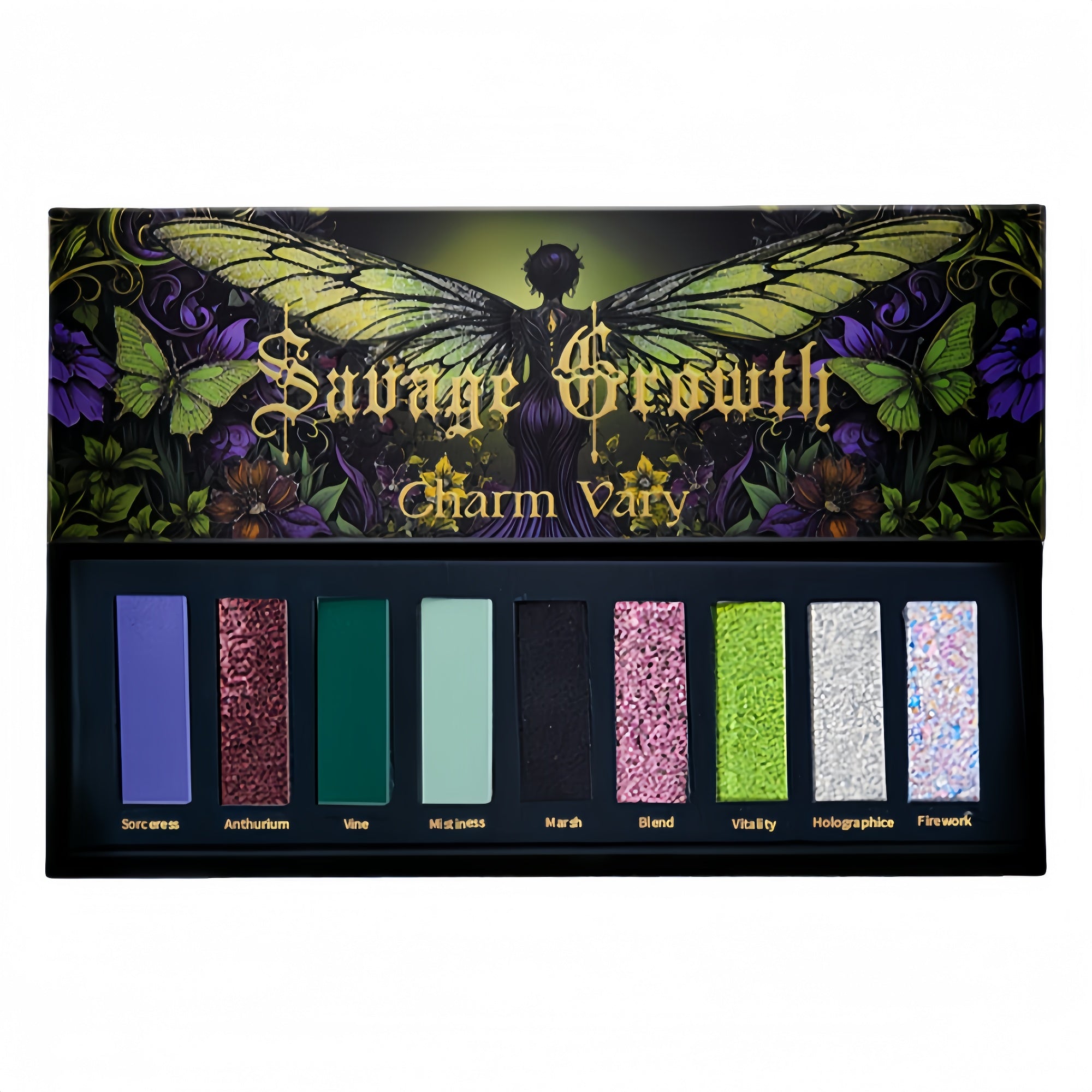 CHARM VARY Savage Growth 9-Color Chameleon Eyeshadow Palette T4728