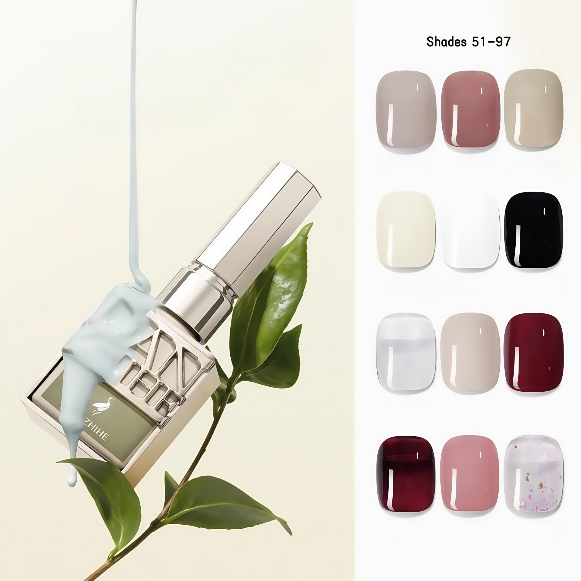 DANZHIHE 12g Natural 100% Pure Plant Gel Polish (051-097) T4755