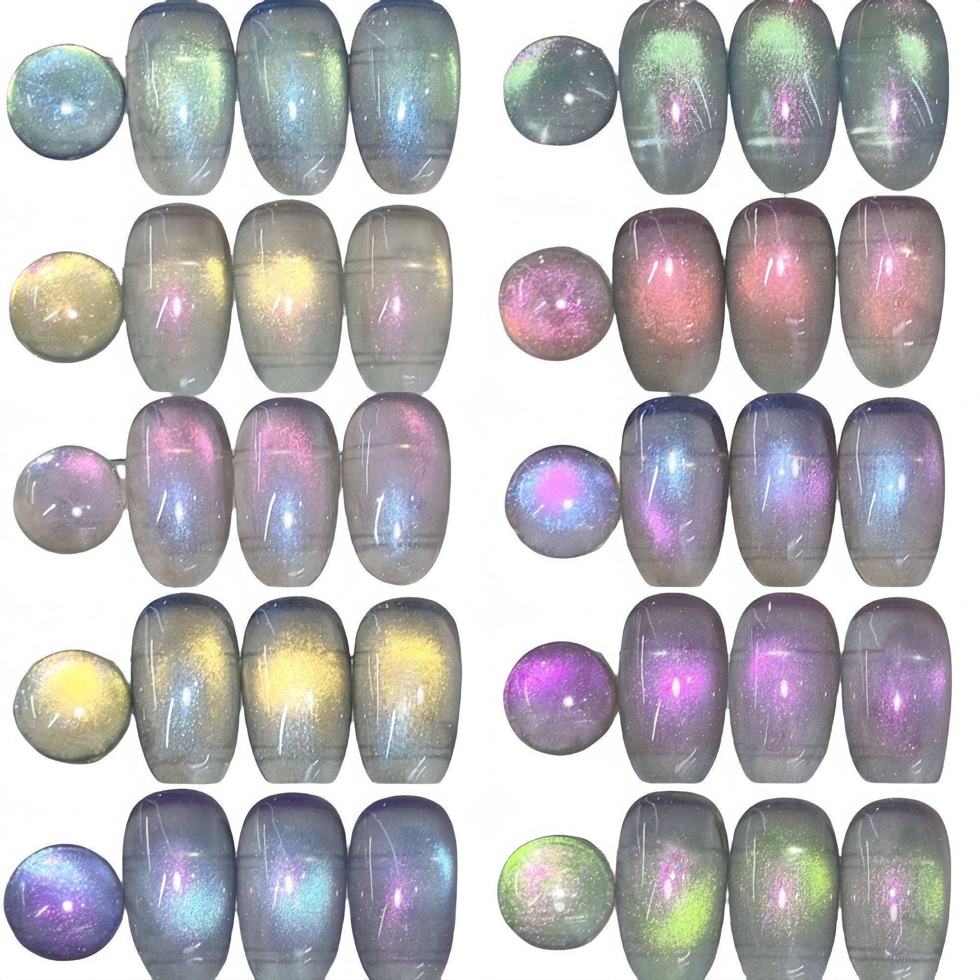 DANZHIHE 12g Cyber City Aurora Cat Eye Gel Polish T4843