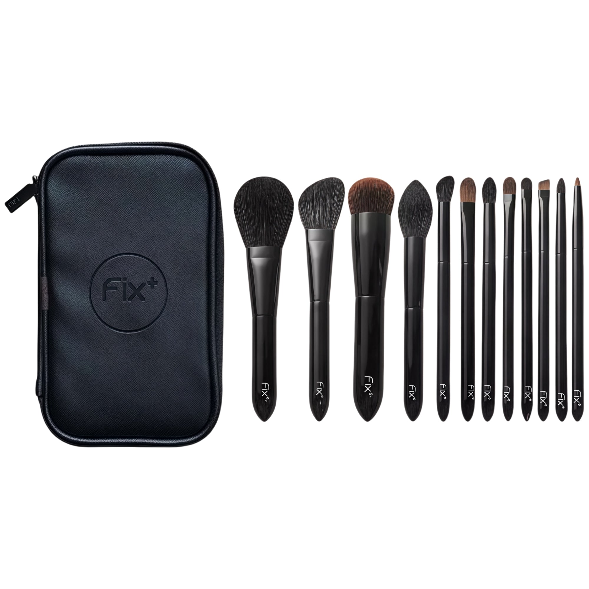 FIX+ Round Embroidery Collection Professional Makeup Brush 12 Pcs Set T4911