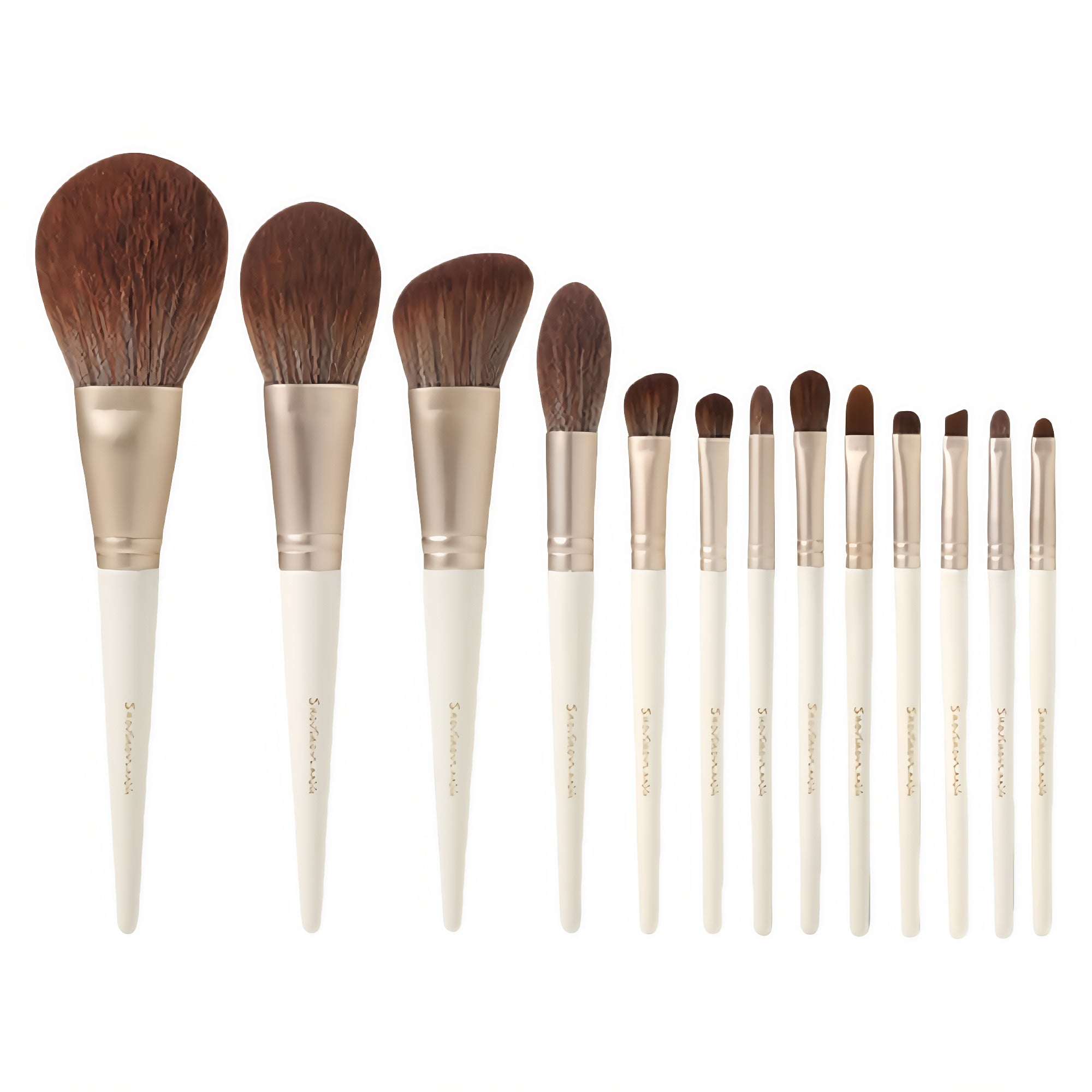 SHOUSHOULANG Corn Poppy Collection Professional Makeup Brush 13 Pcs Set T4929