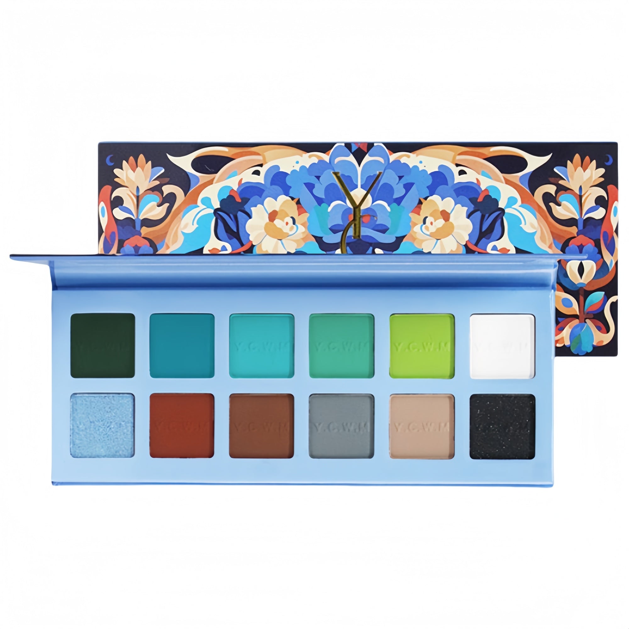 YiCaiWenMo Phantom Lotus 12-color Eyeshadow Palette T5065
