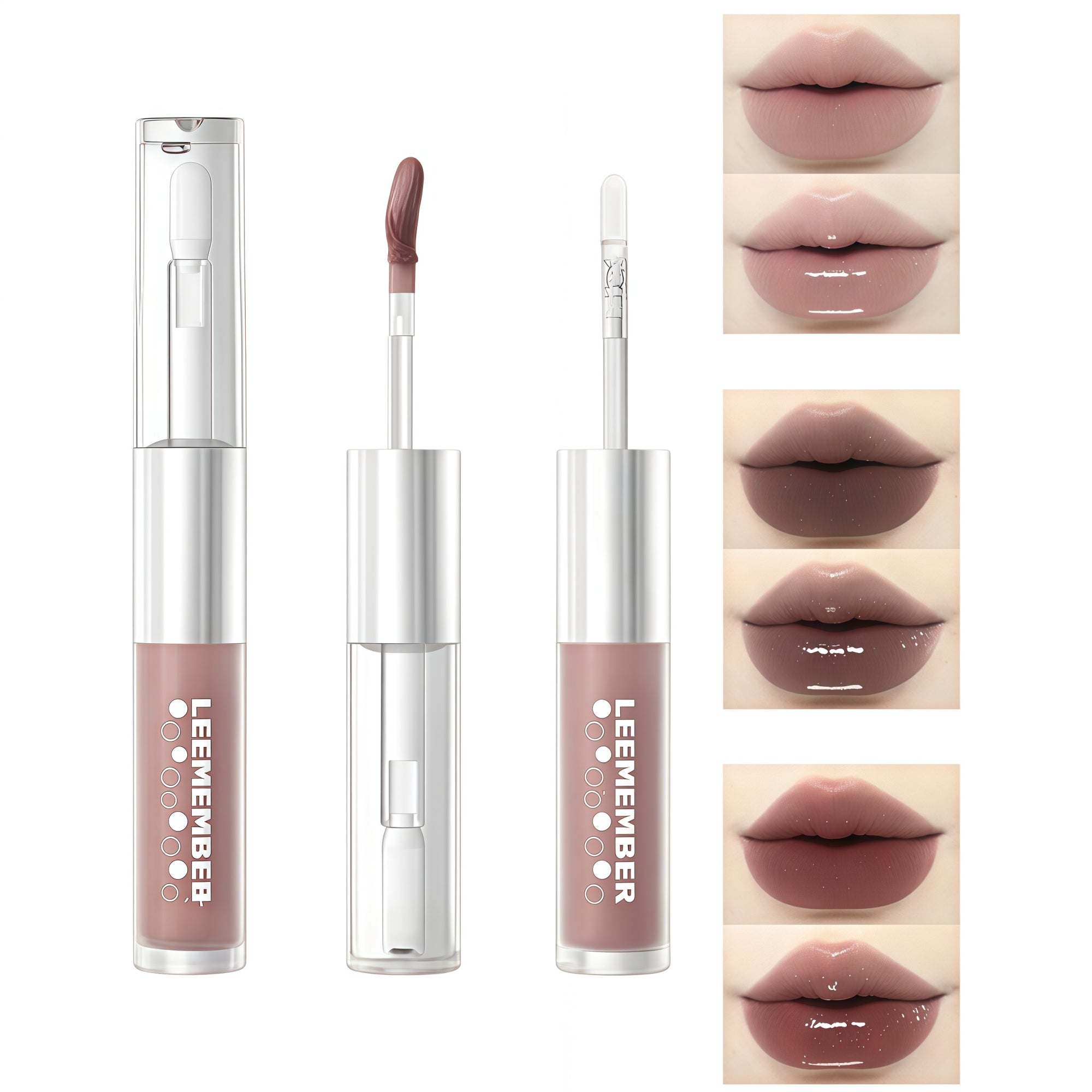 LEEMEMBER Red Wine Collection Matte & Glossy Lip Glaze T5535