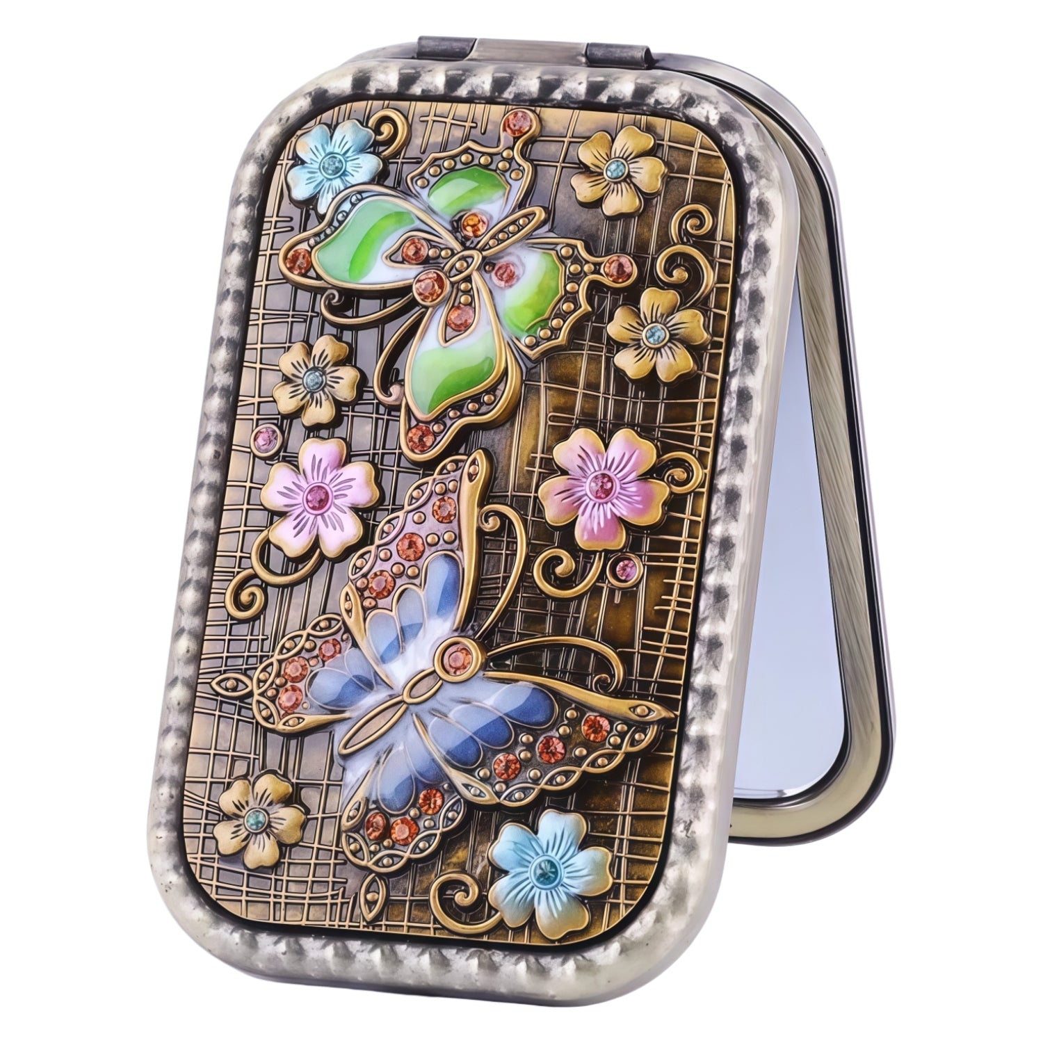 ShangYi European Vintage Rectangular Portable Makeup Mirror T5590