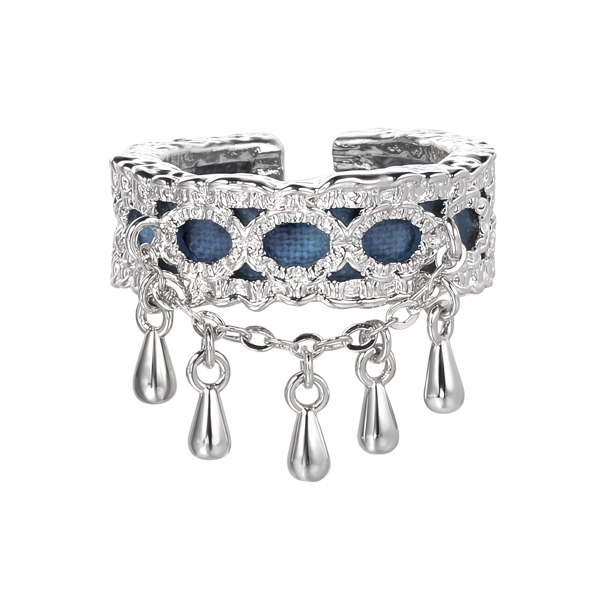 1STXULIE Superior Miao-style Niche Open Ring T5830