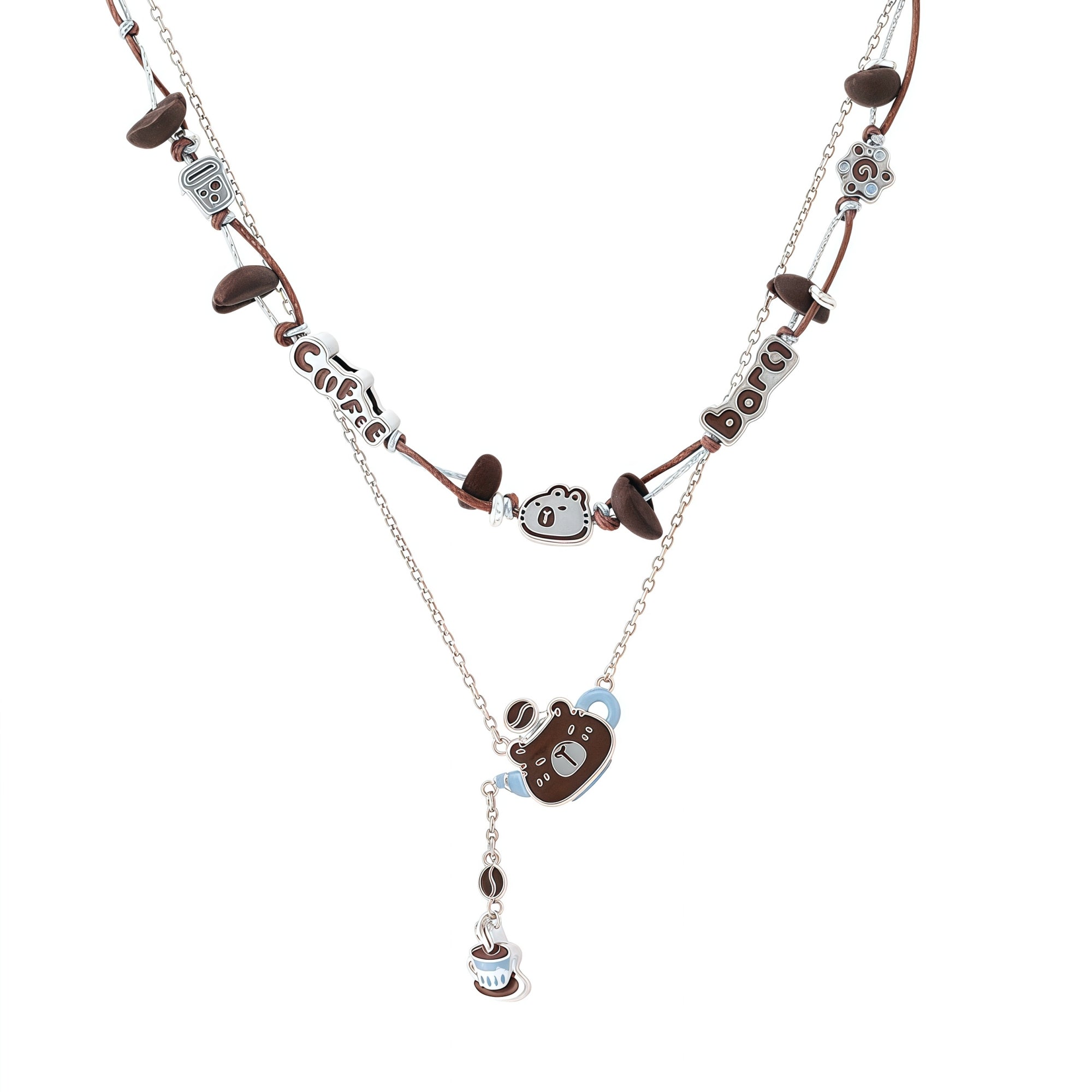 1STXULIE Superior Niche Capybara Necklace T5841