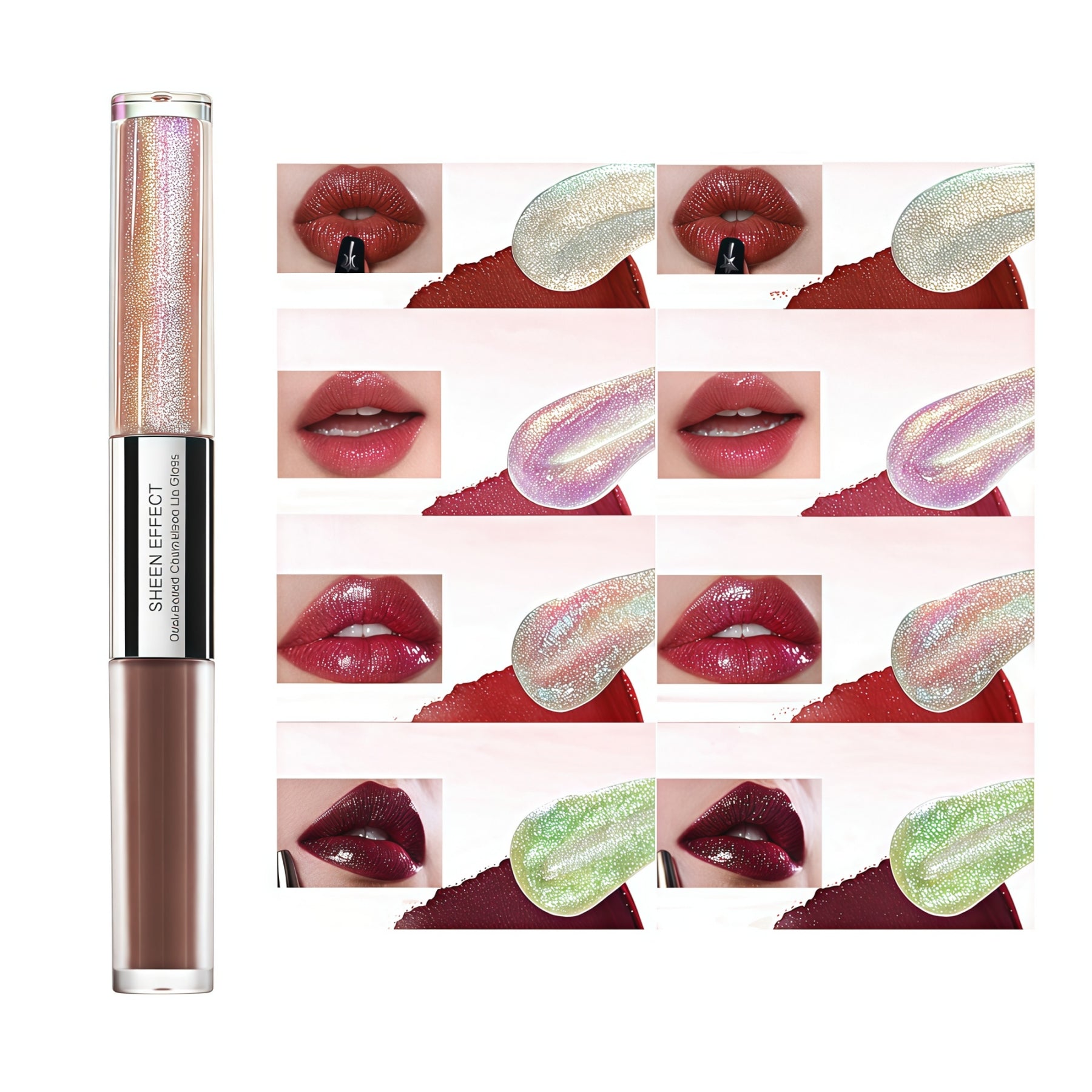SheenEffect Optical Chameleon Dual-Ended Lip Gloss T5865